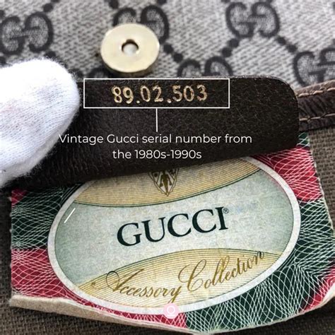 vintage gucci serial number lookup|Altro.